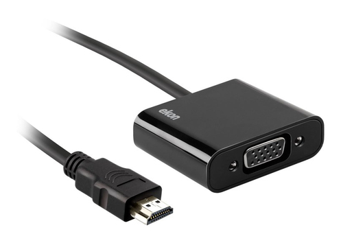 Ekon ECVADHDMIVGAMF cavo e adattatore video 0,1 m HDMI tipo A (Standard) VGA (D-Sub) Nero Cavi HDMI