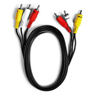 Ekon ECV3RCA15MM cavo video composito 1,5 m RCA Nero Cavi video analogico