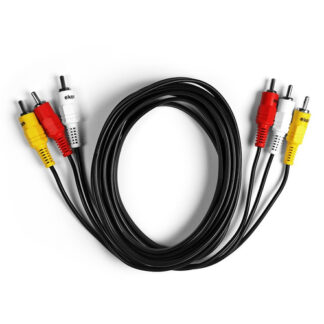 Ekon ECV3RCA30MM cavo video composito 3 m RCA Nero Cavi video analogico