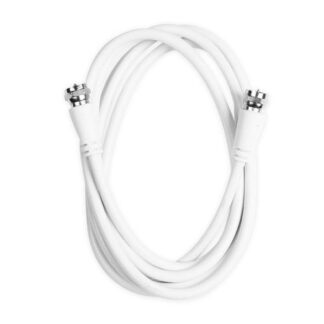 Ekon ECSAT20MMW cavo coassiale 2 m Tipo F Bianco Cavi Antenna/Sat.
