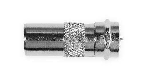 Ekon ECSATADATMM adattatore per inversione del genere dei cavi F 9.5 mm Acciaio inox Cavi Antenna/Sat.