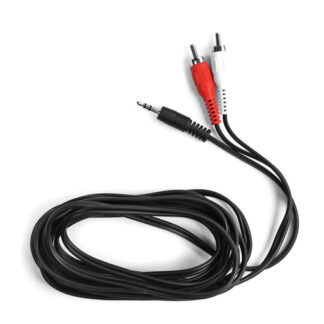Ekon ECAJACK2RCA30MMK cavo audio 3 m 3.5mm 2 x RCA Nero Cavi audio