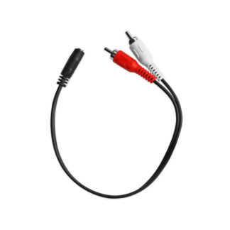 Ekon ECAJACK2RCA03FM cavo audio 0,3 m 3.5mm 2 x RCA Nero Cavi audio