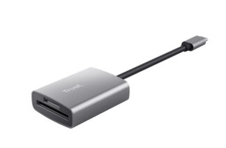 Trust 24136 lettore di schede USB 3.2 Gen 1 (3.1 Gen 1) Type-C Alluminio Card reader
