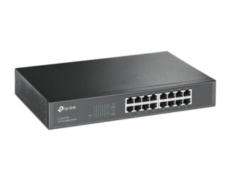 TP-Link TL-SG1016D Non gestito Gigabit Ethernet (10/100/1000) Nero Switch Rete