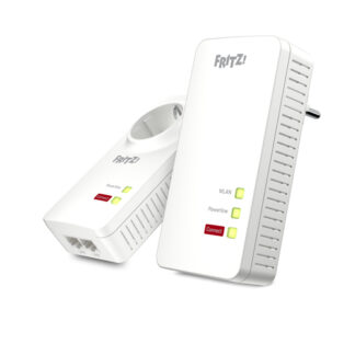 Powerline FRITZ! 1260 WLAN Set 1200 Mbit/s Collegamento ethernet LAN Wi-Fi Bianco 2 pz Powerline Homeplug