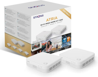 Strong WI-FI MESH HOME KIT 1200 sistema Wi-Fi Mesh Dual-band (2.4 GHz/5 GHz) Wi-Fi 5 (802.11ac) Bianco 3 Interno Router/Access point
