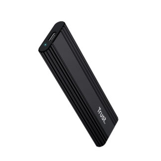 Trust 25806 contenitore di unità di archiviazione Box esterno SSD Nero