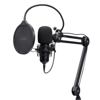 Trust GXT 270 Emita II+ Nero Microfono per podcast Microfono Gaming