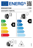 Pneumatici Auto Invernali BRIDGEST LM-005 225/50 R17 98 H XL - immagine 2
