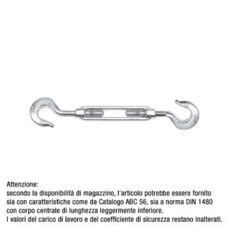 TENDITORI FILETT.2 GANCI M 8