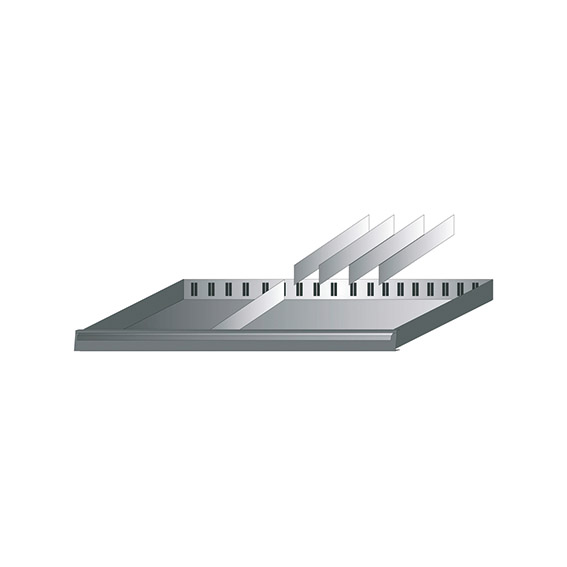 5 DIVISORI Lxh 397x60 mm HAZET