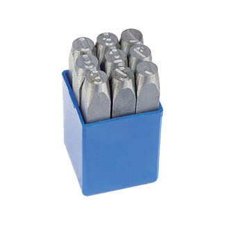 9 PUNZONI NUM. K 3680/1 MM 2