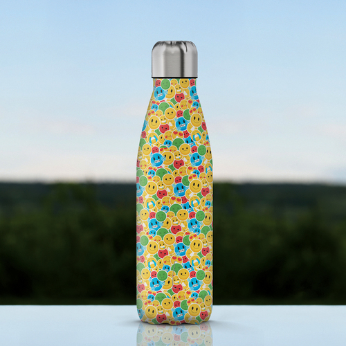 The Steel Bottle - Pop Art Series 500 ml - Smile