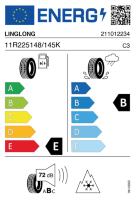 Pneumatici Furgone o Autocarro LINGLONG LLA08 11 R225 148/145K - immagine 3