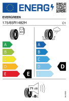 Pneumatici Auto Invernali EVERGREE EW-62 175/65 R14 82H - immagine 3