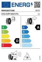 Pneumatici Auto Invernali BRIDGEST LM-005 225/40 R18 92 V XL - immagine 3