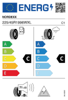 Pneumatici Auto Estivi NORDEXX NS9200 225/45 R19 96 W XL - immagine 3