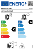 Pneumatici Auto Invernali BRIDGEST LM-005 185/60 R15 84 T - immagine 2