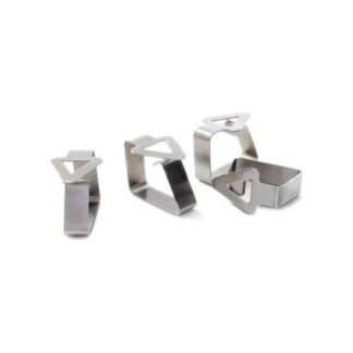 Set fermatovaglia Set fermatovaglia Ghidini Cipriano 0324 DAILY a molla Cromo satinato (ord.min.1.00 unità)