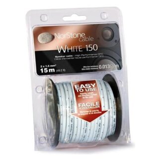 Cavo audio Cavo audio Norstone CLASSIC W150 Bianco (ord.min.1.00 unità)
