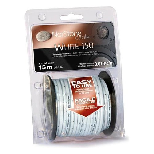 Cavo audio Cavo audio Norstone CLASSIC W150 Bianco (ord.min.1.00 unità)
