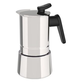 Caffettiera Caffettiera Pedrini 02CF038 STEEL MOKA INDUCTION Cromo lucido (ord.min.1.00 unità)