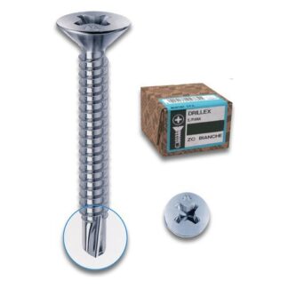 Set viti per metallo Viti metallo Mustad DXADHP350130C8C DRILLEX Zincato (ord.min.1.00 unità)