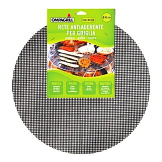 Antiaderente griglia Antiaderente griglia Ompagrill R4300 in rete teflonata Nero (ord.min.1.00 unità)
