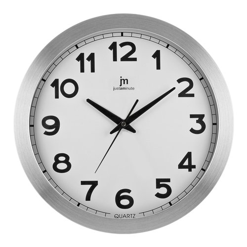 Orologio da parete Orologio da parete Lowell 14929 JUSTAMINUTE Silver e Bianco (ord.min.1.00 unità)