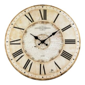 Orologio da parete Orologio da parete Lowell 21456 JUSTAMINUTE Legno anticato (ord.min.1.00 unità)