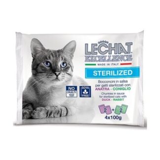 Snack gatto Alimento Monge 803A LECHAT EXCELLENCE sterilizzati (ord.min.1.00 unità)