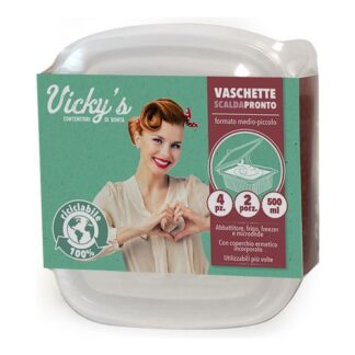 Set vaschette monouso Set vaschette monouso Virinnova 3212001 SCALDAPRONTO (ord.min.1.00 unità)