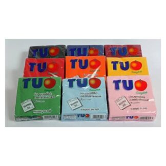 Set tovaglioli monouso Set tovaglioli monouso Essebidue 700700NE 2 Veli Nero (ord.min.1.00 unità)