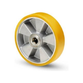 Ruota industriale Ruota industriale Avo Valsecchi 06037 VULKOLAN 18A Silver e Giallo (ord.min.1.00 unità)