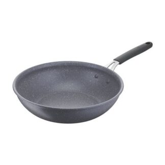 Wok Wok Lagostina 012163041828 TEMPRA MINERAL 1 manico Grigio (ord.min.1.00 unità)