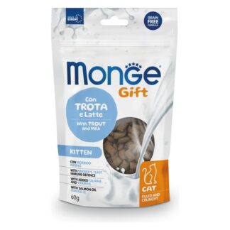 Snack gatto Alimento Monge 8501 GIFT Kitten (ord.min.1.00 unità)