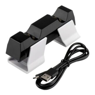 Base ricarica Base ricarica Qubick ACP50032 PLAYSTATION 5 Dualsense Black e White (ord.min.1.00 unità)