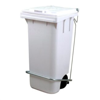 Bidone carellato Bidone carellato Giganplast MAX con pedale e reggisacco Bianco (ord.min.1.00 unità)
