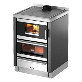 Cucina legna Cucina legna Cadel 71220014 KOOK 60 4.0V Antracite (ord.min.1.00 unità)