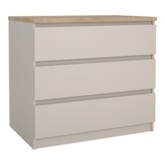 Cassettiera Cassettiera Tvilum 76235NKHL NAIA Cashmere e Jackson hickory (ord.min.1.00 unità)
