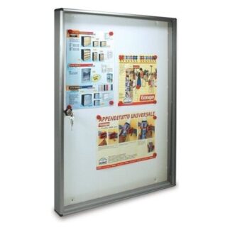 Bacheca avvisi Bacheca avvisi Alubox 23BCN05AM 2 x A3 Argento metallizzato (ord.min.1.00 unità)