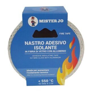 Nastro alte temperature Nastro alte temperature Mister Jo 67008 FIRE TAPE isolante Silver (ord.min.1.00 unità)