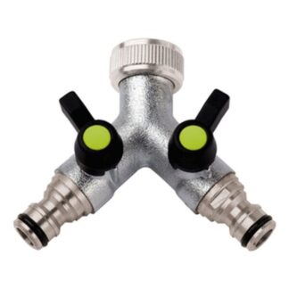 Presa rubinetto irrigazione Presa rubinetto irrigazione Aquajet 00466B LONG LIFE METAL SYSTEM 2 vi (ord.min.1.00 unità)