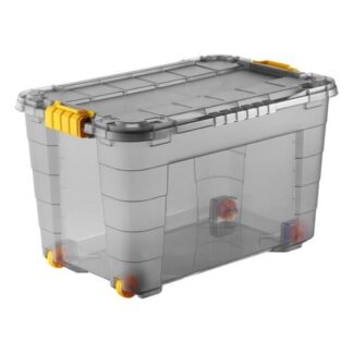 Contenitore salvaspazio Contenitore Tontarelli 8034937AEUM05 4UP con ruote Trasparente fumè (ord.min.1.00 unità)