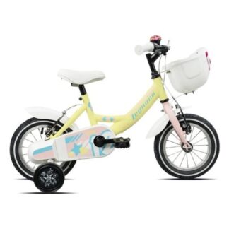 Bicicletta Bicicletta Legnano 26L9900DG BIMBA con rotelle Yellow Pink Matt (ord.min.1.00 unità)