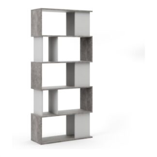 Libreria Libreria Tvilum 71735PGX49 MAZE Oxid beton e White (ord.min.1.00 unità)