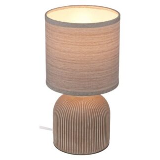 Lampada tavolo Lampada tavolo Briloner BT10038 CERAMIC FABRIC Marrone (ord.min.1.00 unità)