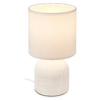 Lampada tavolo Lampada tavolo Briloner BT10037 CERAMIC FABRIC Bianco (ord.min.1.00 unità)