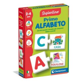 Prescolare Gioco prescolare Clementoni 16839 SAPIENTINO Primo Alfabeto mini puzzl (ord.min.1.00 unità)